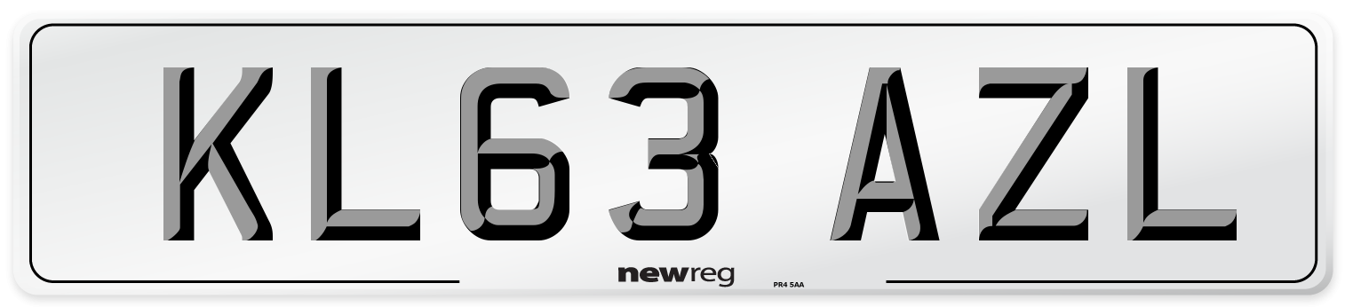 KL63 AZL Number Plate from New Reg